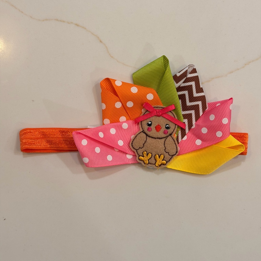 Thanksgiving Turkey Headband for Baby - Picture 1 of 2